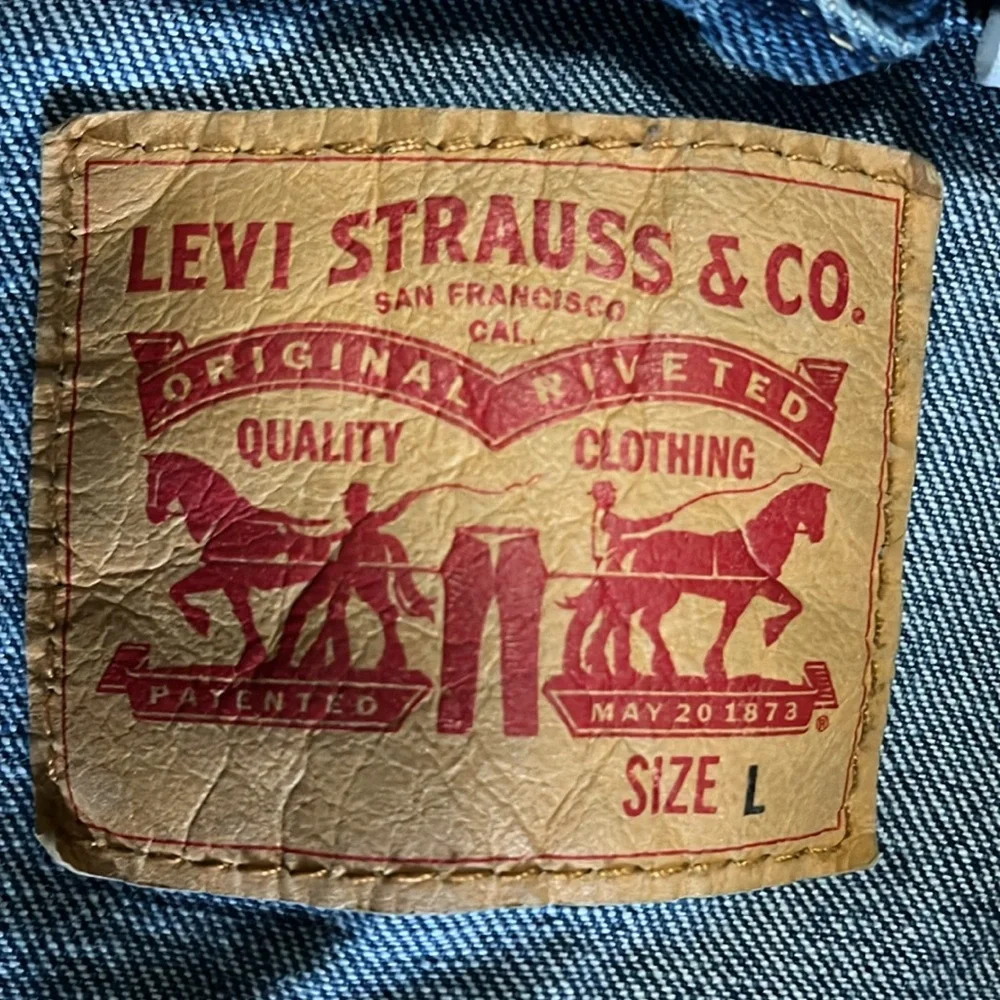 Levi's Men's Trucker Jacket Mens Large - Picture 6 of 14